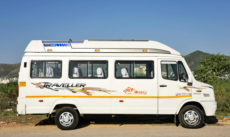 12+1 Seater Tempo Traveller On Rent In Udaipur